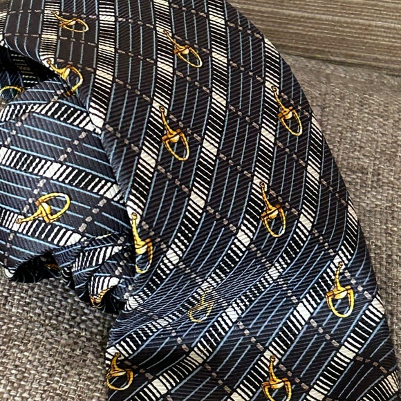 Celine men’s tie horsebit gray 60” - Picture 4 of 6